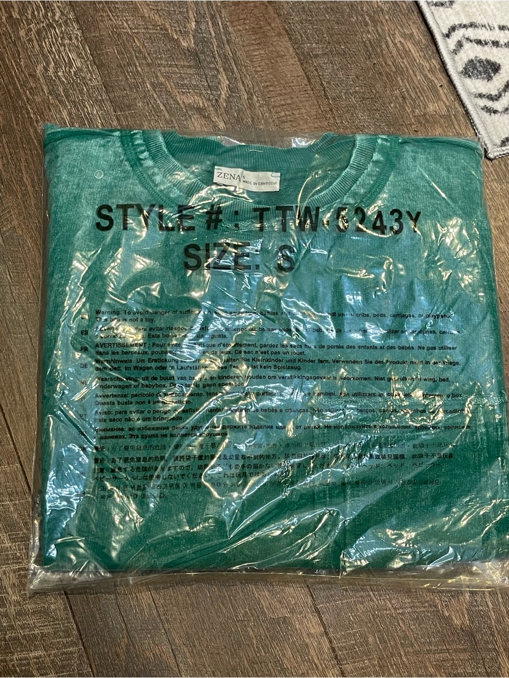 Zenana Mineral-Washed French Terry Pocket Sweatshirt – Forest 🌲 - Picture 5 of 5